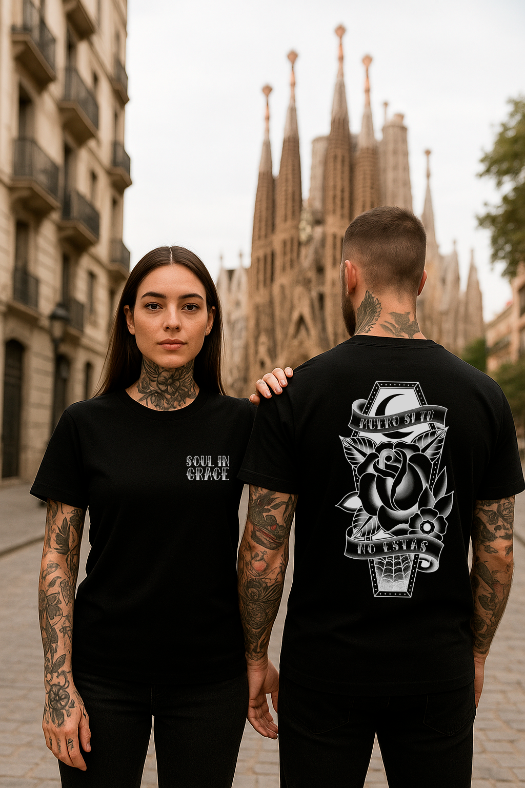 Camisa Negra - Soul in Grace